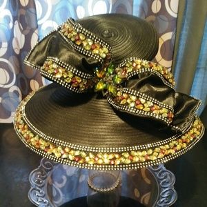 Rhinestone Bling Hat🌹